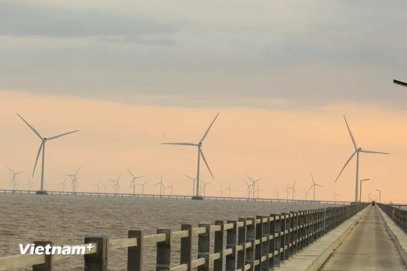 Việt Nam có nhiều tiềm năng phát triển điện gió. (Ảnh: Đức Duy/Vietnam+)