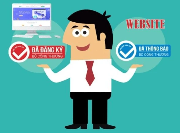 Tất cả các website/ứng dụng thương mại điện tử bán hàng đều phải thông báo hoặc đăng ký với Bộ Công Thương. (Ảnh: Cục TMĐT)