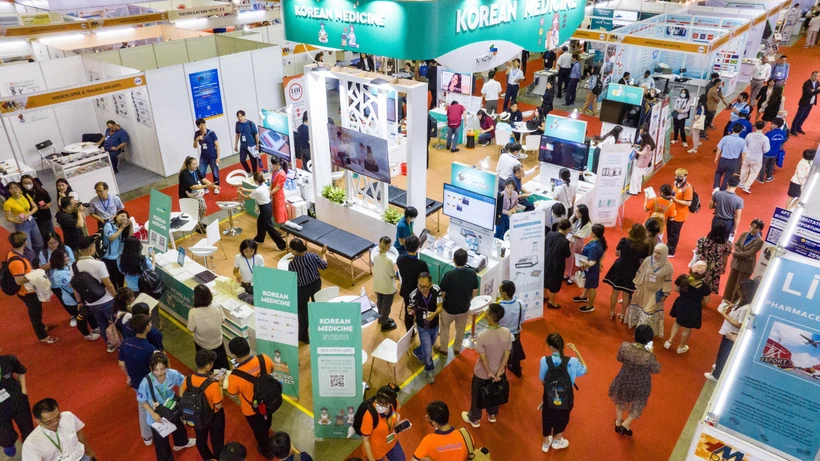 Vietnam Medipharm Expo 2024 sẽ diễn ra từ ngày 1/8-3/8. (Ảnh: PV/Vietnam+)