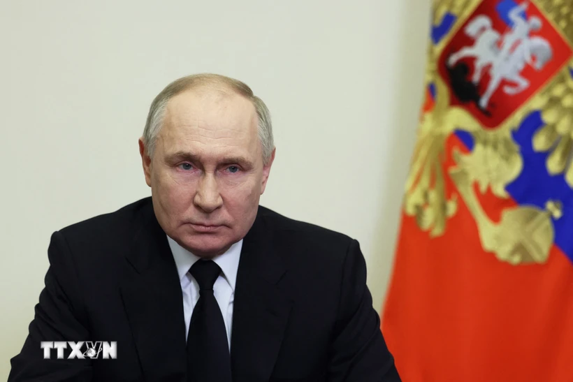 Tổng thống Nga Vladimir Putin. (Ảnh: AFP/TTXVN)
