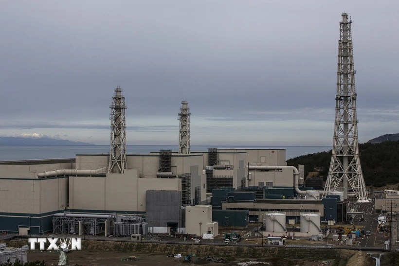 Nhà máy điện hạt nhân Kashiwazaki-Kariwa của Công ty Điện lực Tokyo (TEPCO) ở tỉnh Niigata, miền Bắc Nhật Bản. (Ảnh: AFP/TTXVN)