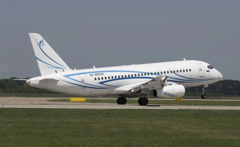 Máy bay Sukhoi Superjet 100. (Nguồn: AP)