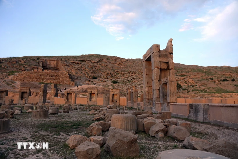 Khu di tích cổ đại Persepolis ở gần thành phố Shiraz, miền Mam Iran. (Ảnh: THX/TTXVN)